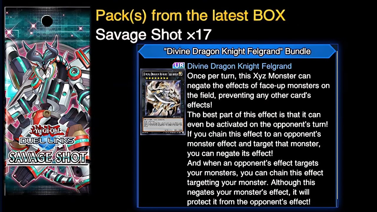 Divine Dragon Knight Felgrand UR Special Set & Open Bonus Free Pack Main Box Terbaru - Duel Links