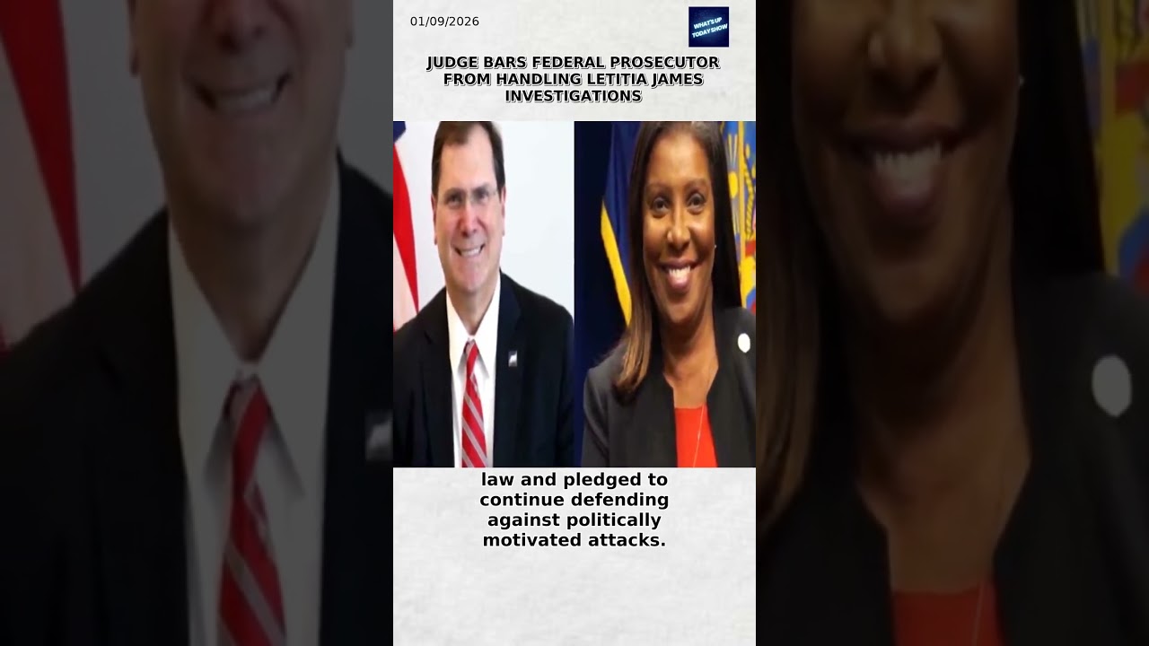 Judge bars federal prosecutor from handling Letitia James investigations