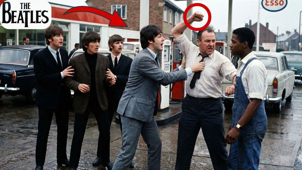 Racist Man Attacked Black Teen at Gas Station—Beatles Intervened and STUNNED Everyone