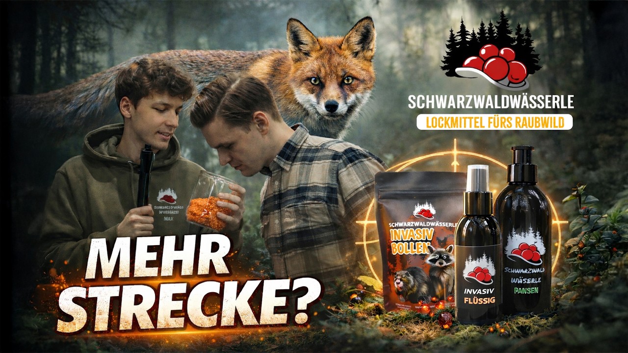 Mehr Strecke durch Duft? Neues Raubwild-Lockmittel von Schwarzwaldwässerle