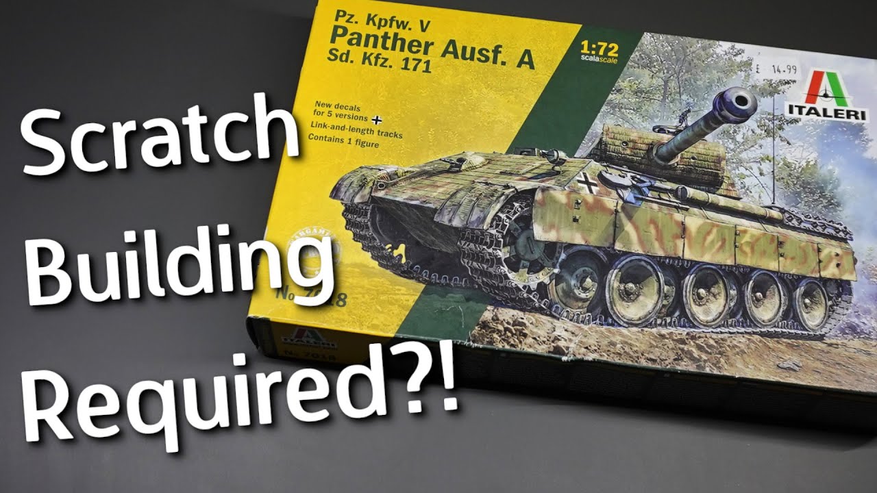 You Make Your Own Parts For This Kit?! Italeri Panther Ausf. A in 1/72 Scale - Unboxing Review