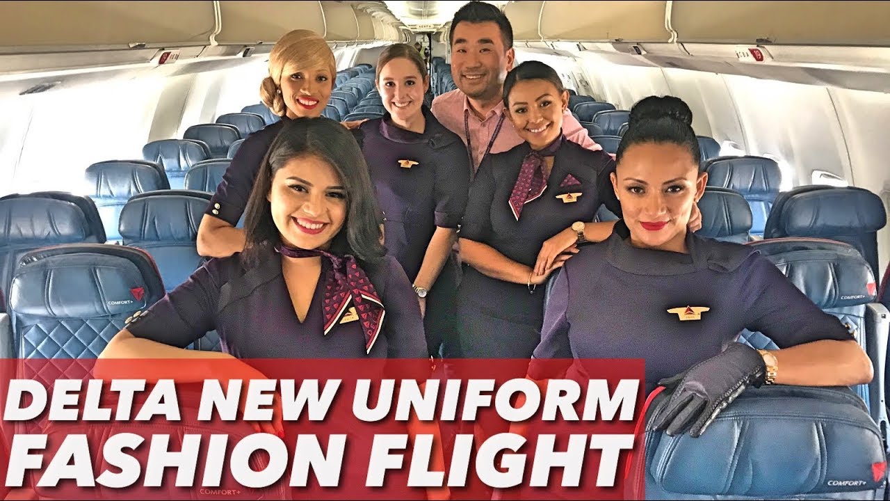 Fashion Takes Flight - Delta New Uniform Launch Flight!