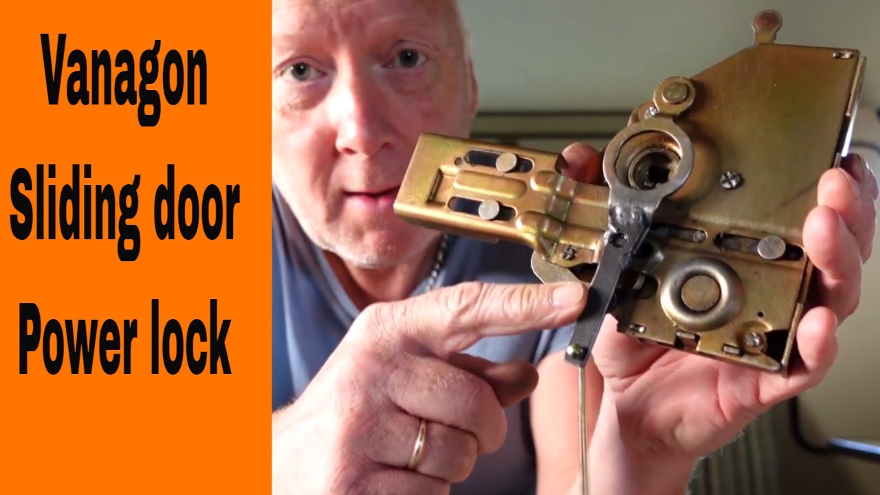 Vanagon T3 sliding door power/central aftermarked lock installation