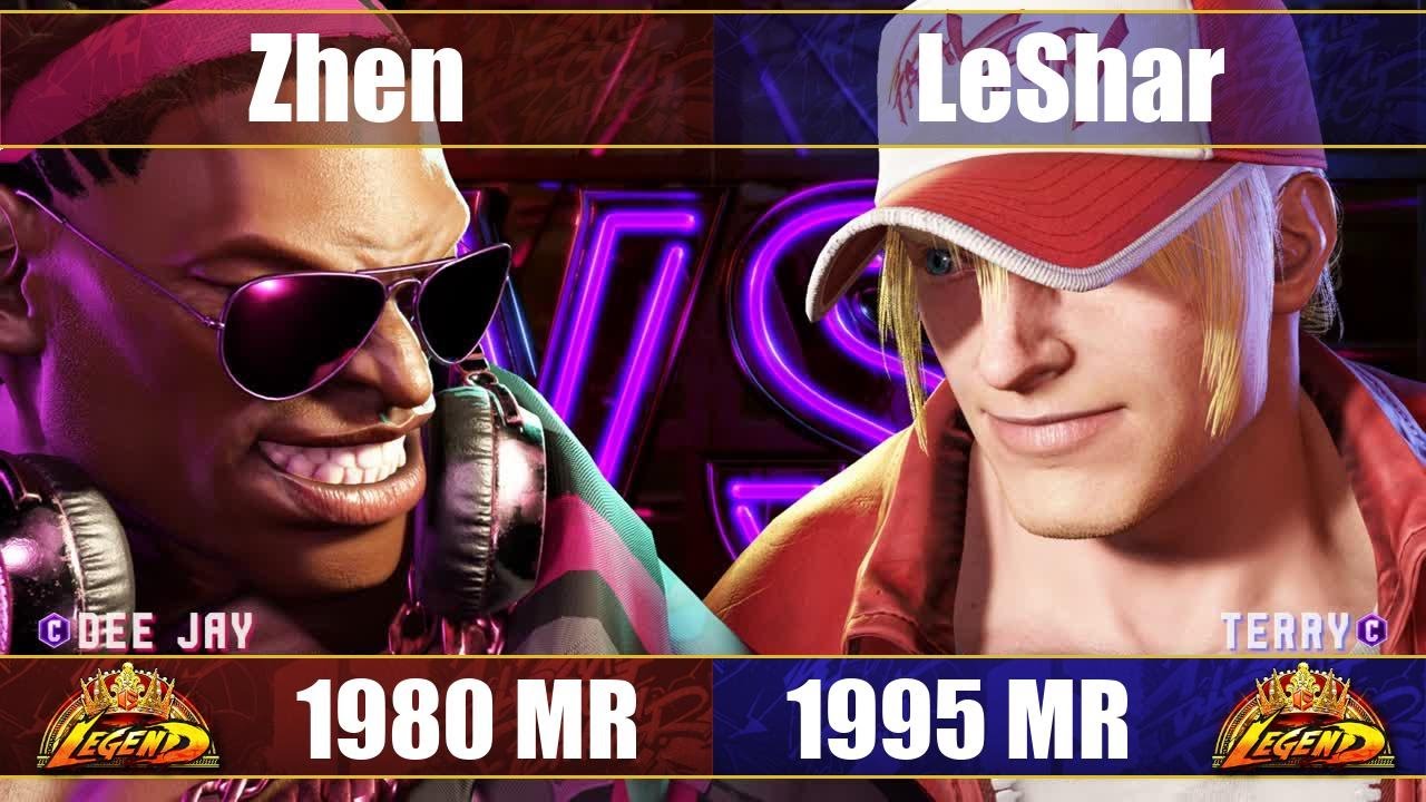 【スト6】ゼン vs LeShar (ディージェイ vs テリー) SF6 Zhen vs LeShar (Deejay vs Terry)