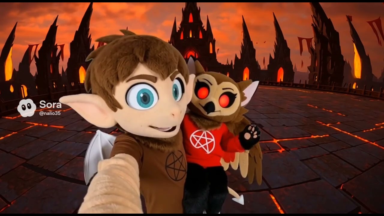 A helluva selfie time