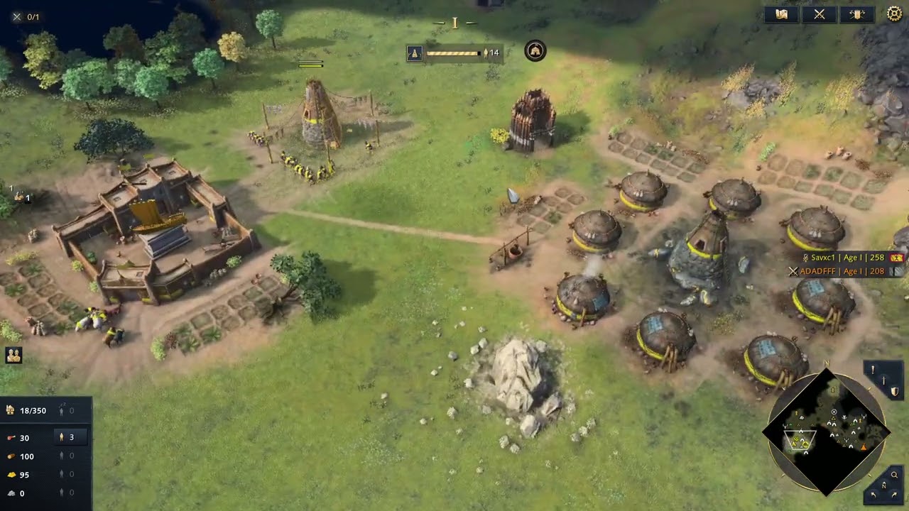 Age of Empires IV  Anniversary Edition  1v1 Malian Vs Taluqaha Dynasty against mega noob