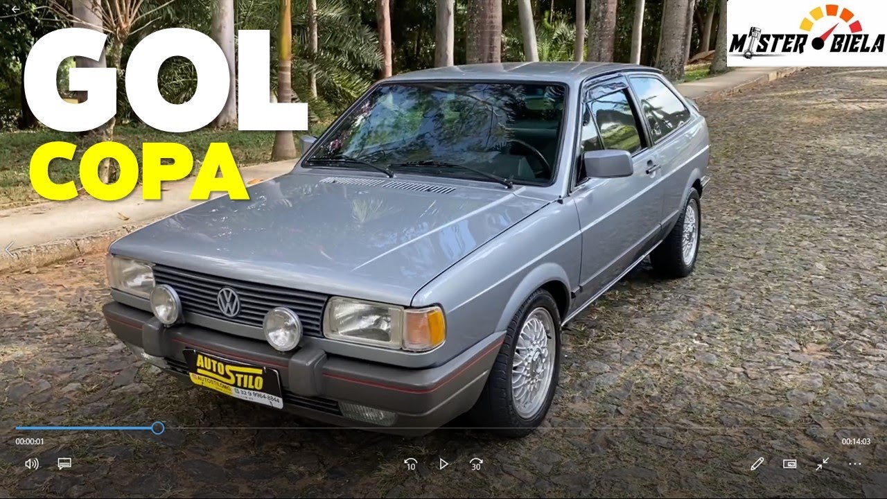 VW Gol Copa 1994: Exemplar premiado muito raro!...Confira!