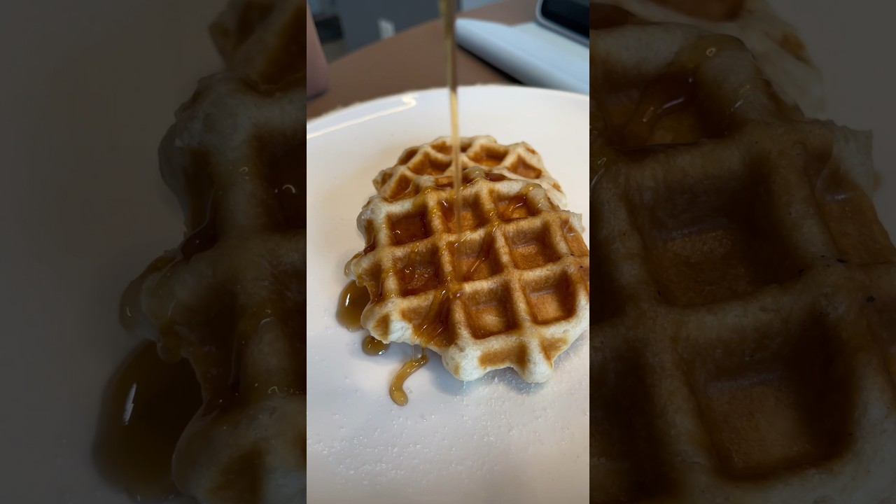 Waffle w/ biscuit dough #shorts