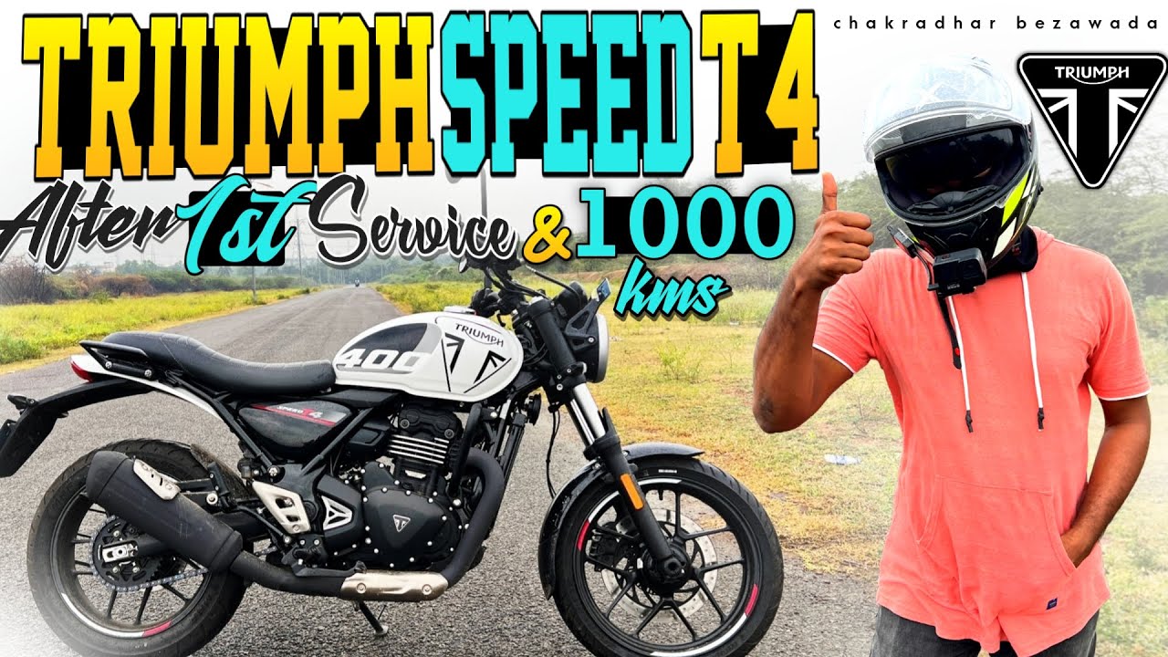 Triumph Speed T4 Review & Ride  | TELUGUMOTOVLOGS | DAILY VLOGS | Chakradhar Bezawada |