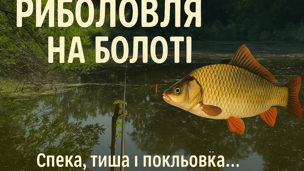 Невже в цьому болоті є риба. Ранковий поплавок.Розіграш подарунків. #дозариболовлі #болото #поплавок