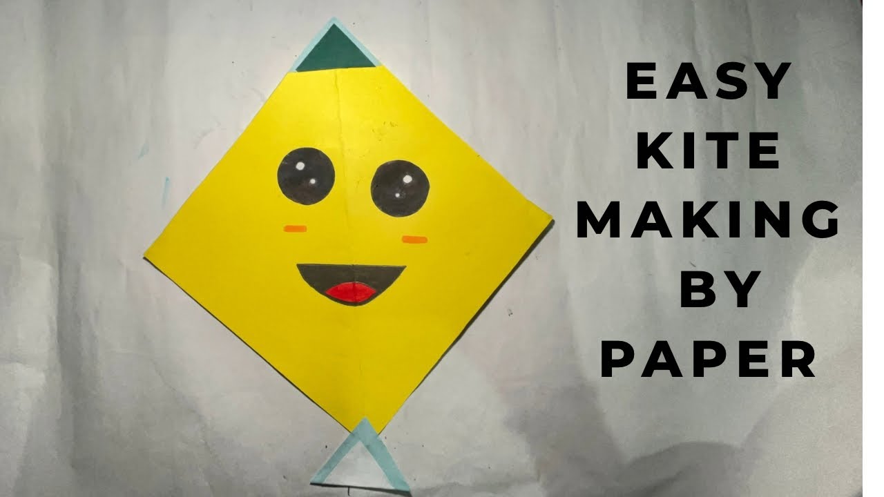 Easy kite making video || Home decoration idea || Easy kite making by paper || 