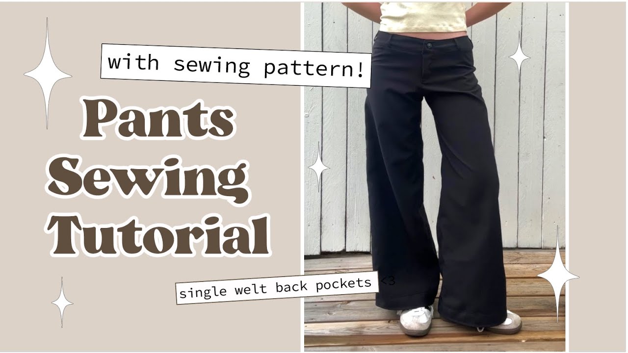 Aubrey Pants Sewing Tutorial 🌷💌⭐️│sewing pattern available! DIY