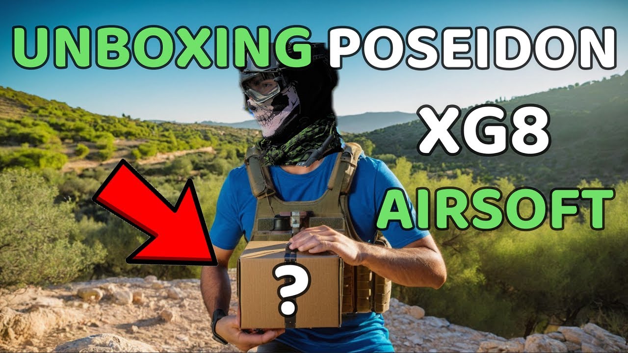 🎁UNBOXING Completo de la XG8 POSEIDON Airsoft | Descubre esta Réplica de ALTO RENDIMIENTO🧐💸#airsoft