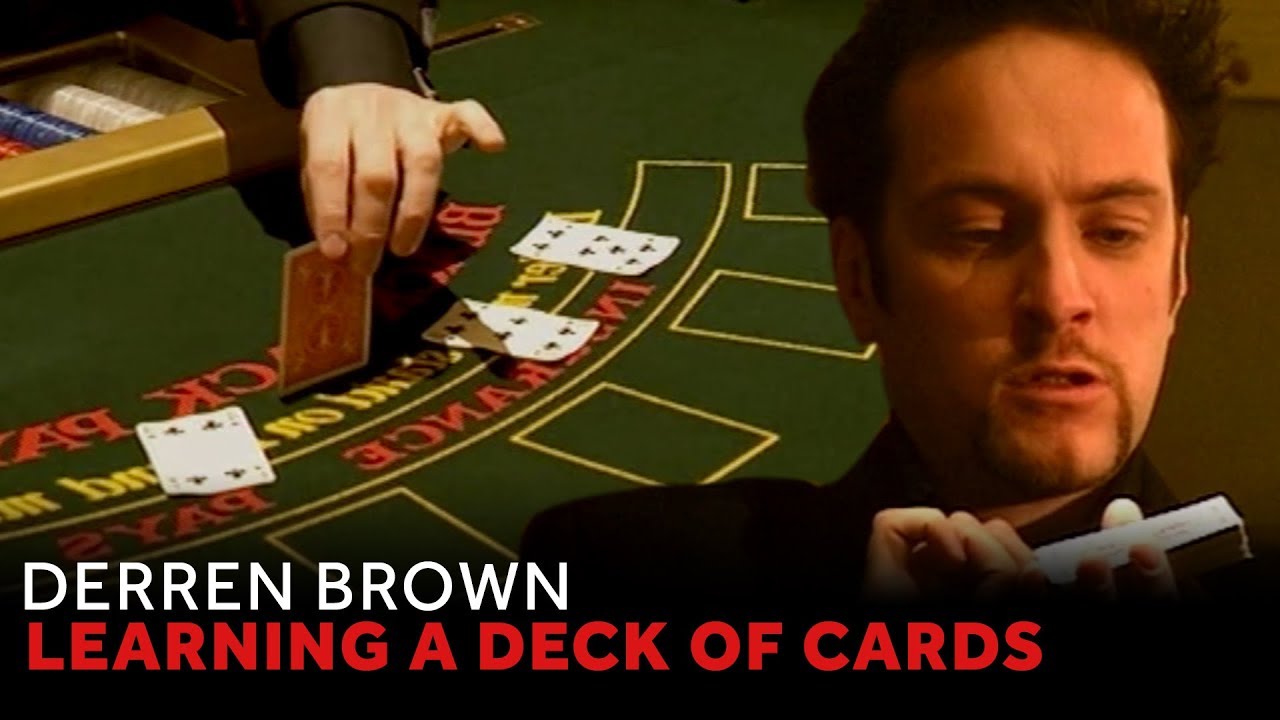 Derren Brown Shows His Trick For Remembering Cards