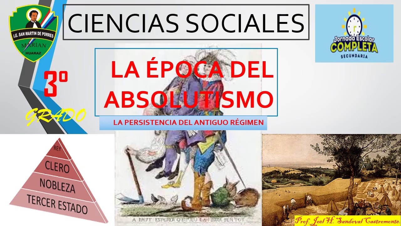 LA ÉPOCA DEL ABSOLUTISMO 1