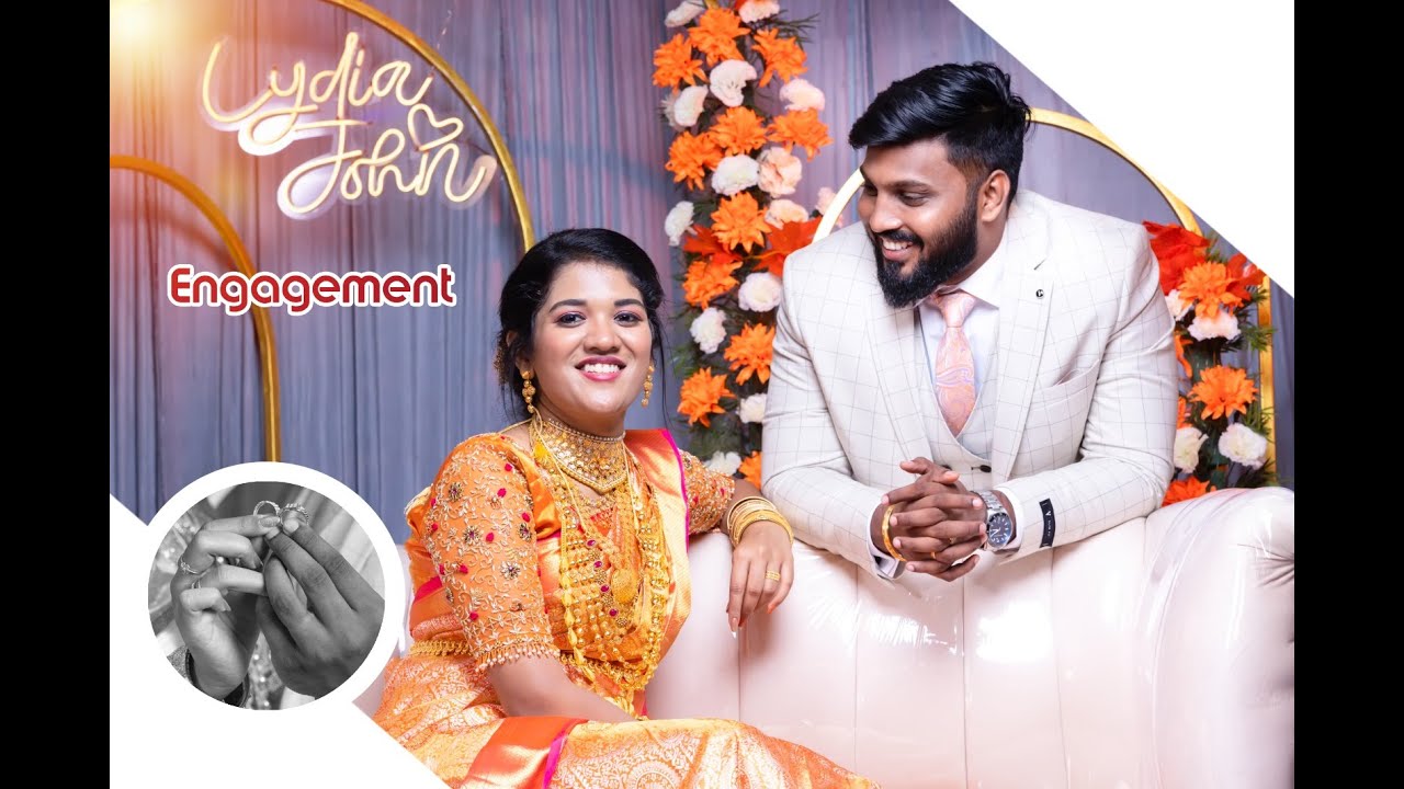LYDIA & JOHN #engagement #tirunelveli #christianweddings #christiansongs Rajkamalstudios tirunelveli