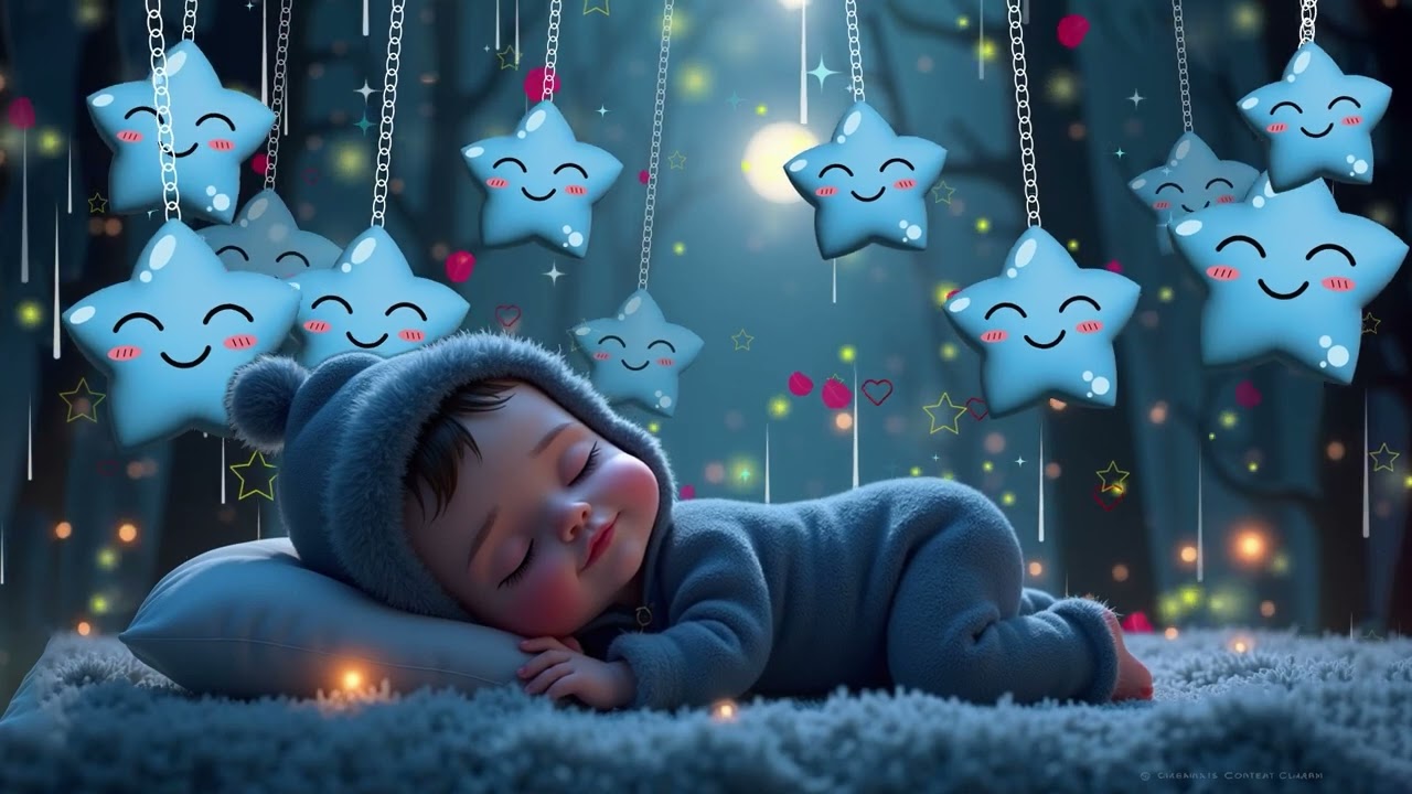 Baby Sleep Music ♫ Overcome Insomnia ♫ Sleep Instantly Within 3 Minutes ♥ Mozart Brahms Lullaby