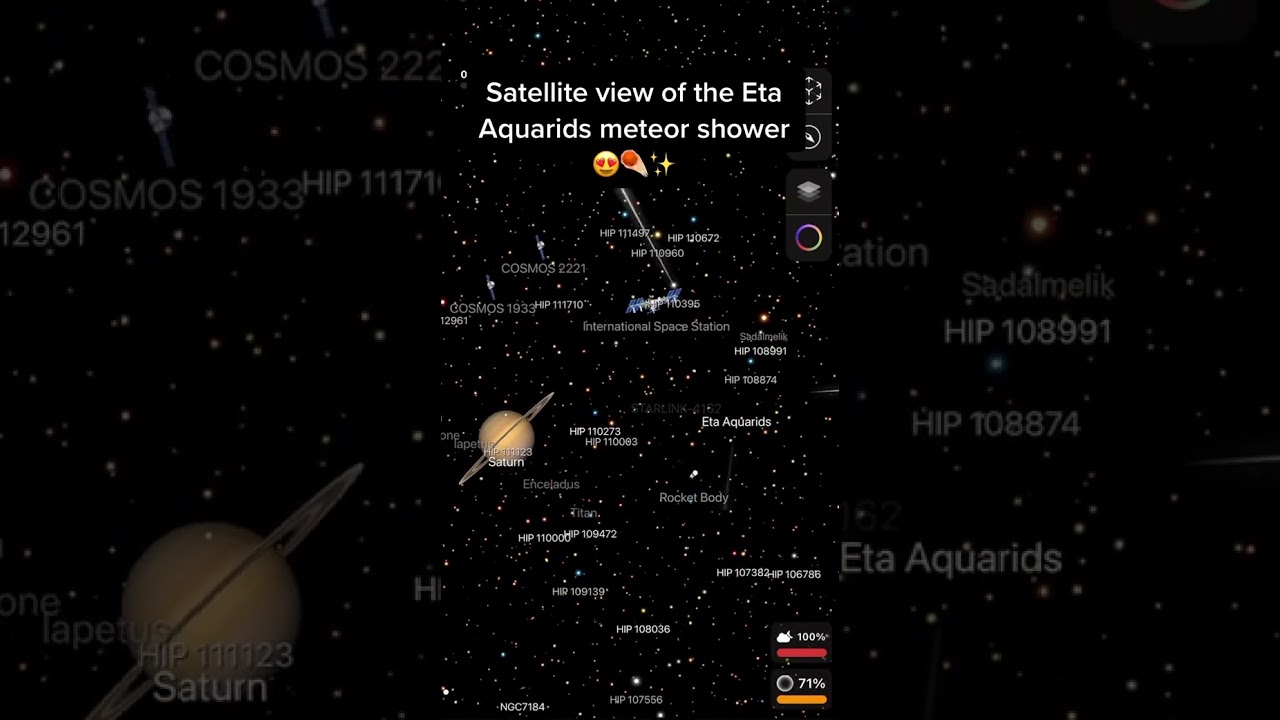 Eta Aquarids meteor shower 2023 😍☄️✨