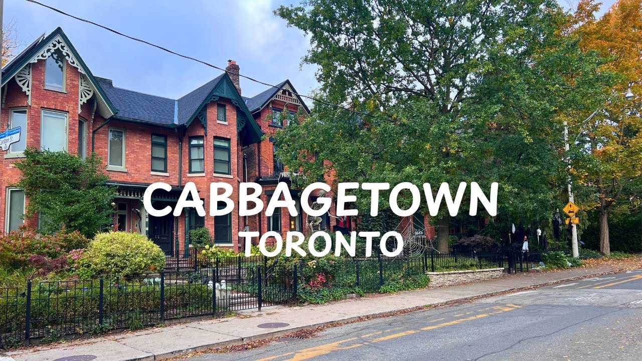 Autumn Walk in Cabbagetown, Toronto | Historic Victorian Homes & Quiet Streets