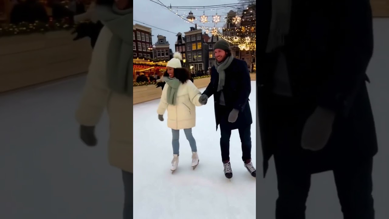Skating and Laughing in Amsterdam