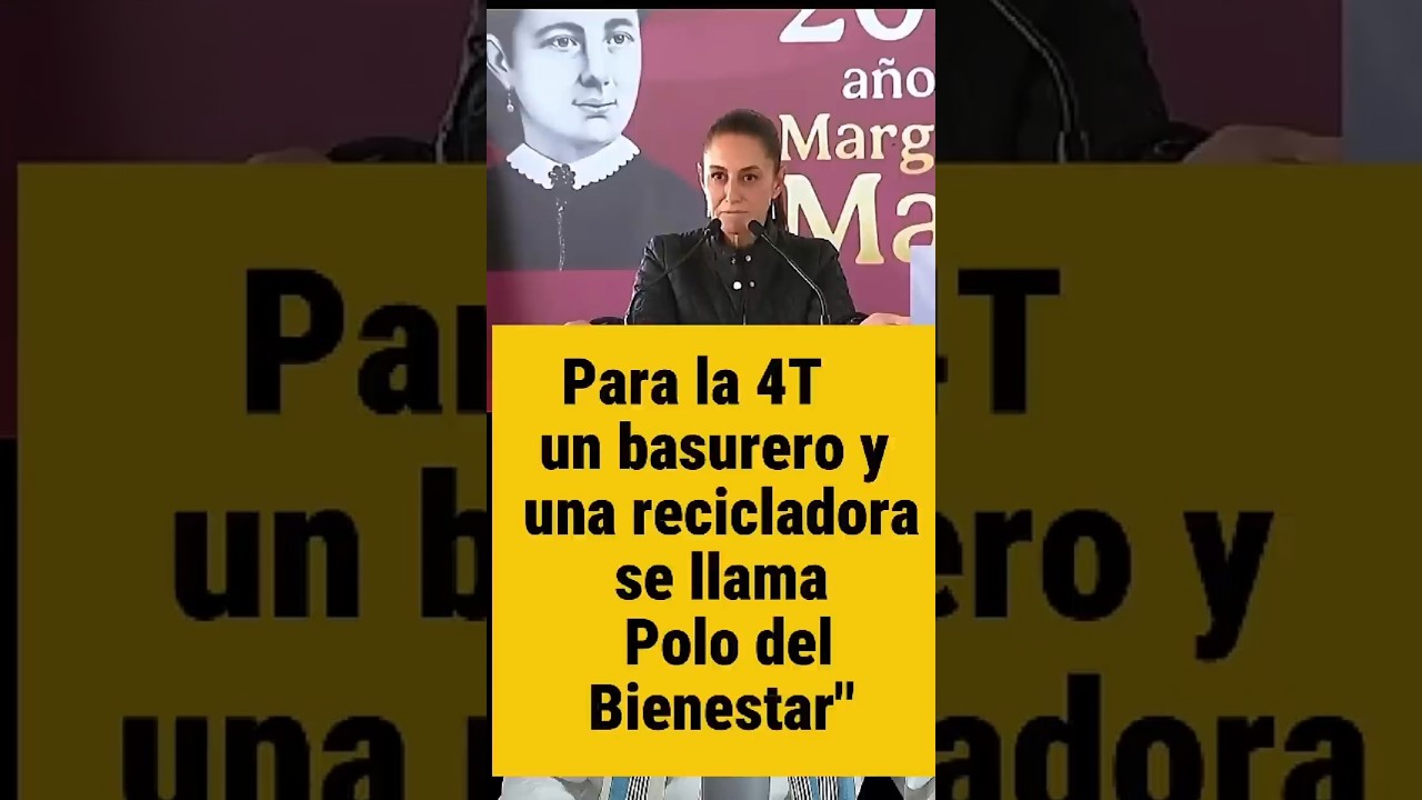 Sheinbaum y el 'Polo del Bienestar': &iquest;Basurero o Recicladora? #shorts