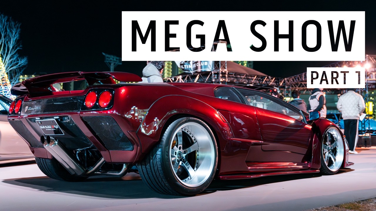 Mega Show Japan Night Meet: the new Craziest Car Meet in Tokyo (Part 1 of 6)