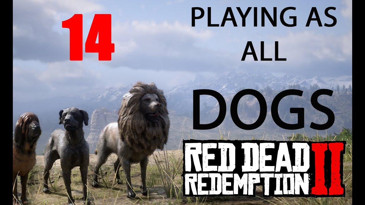 Playing as All Dogs in Red Dead Redemption 2 PC 60 fps