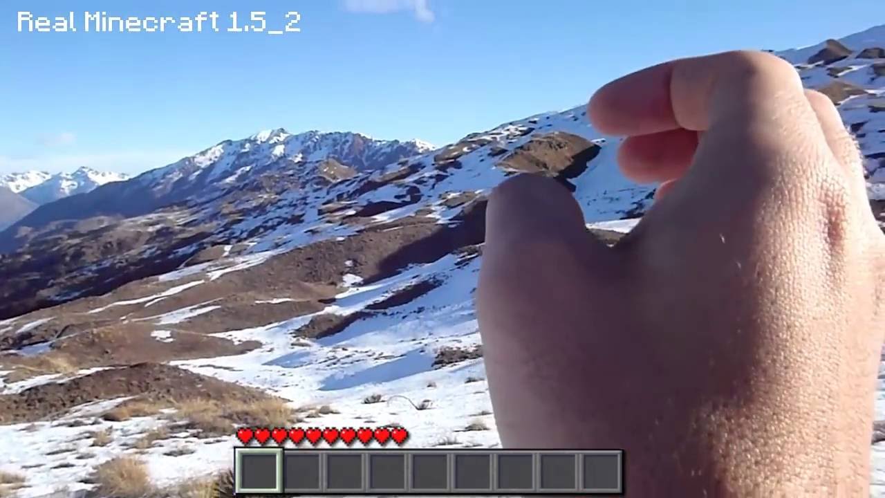 Real Life Minecraft Episode 3 - BUILDING AN IGLOO IN THE REAL SNOWY BIOME (Realistic Minecraft)