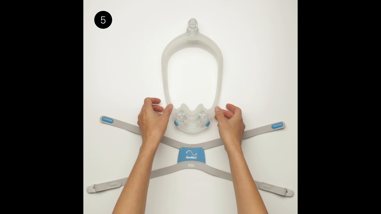ResMed AirFit F30i: How to put together your CPAP mask