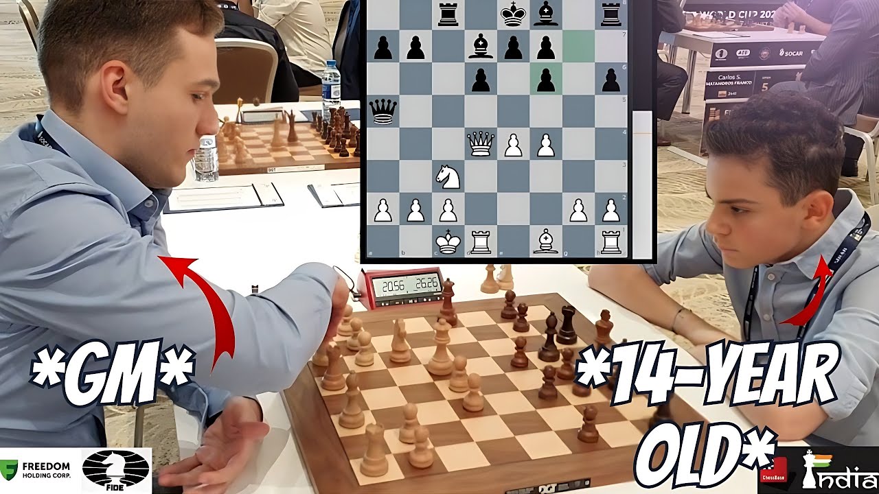 14-year-old IM Ediz Gurel takes on Serbia no. 5 GM Velimir Ivic