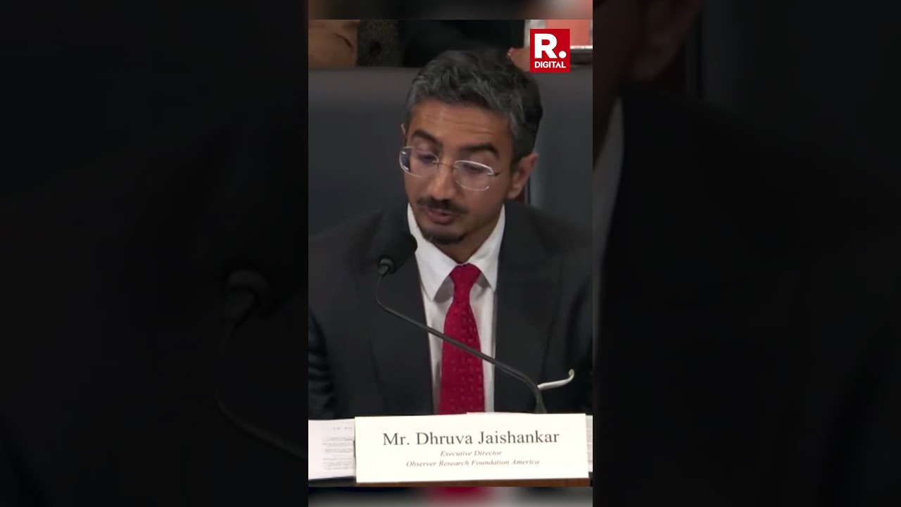 Dhruva Jaishankar Flags US Pakistan Military Ties as Challenge to India US Relations