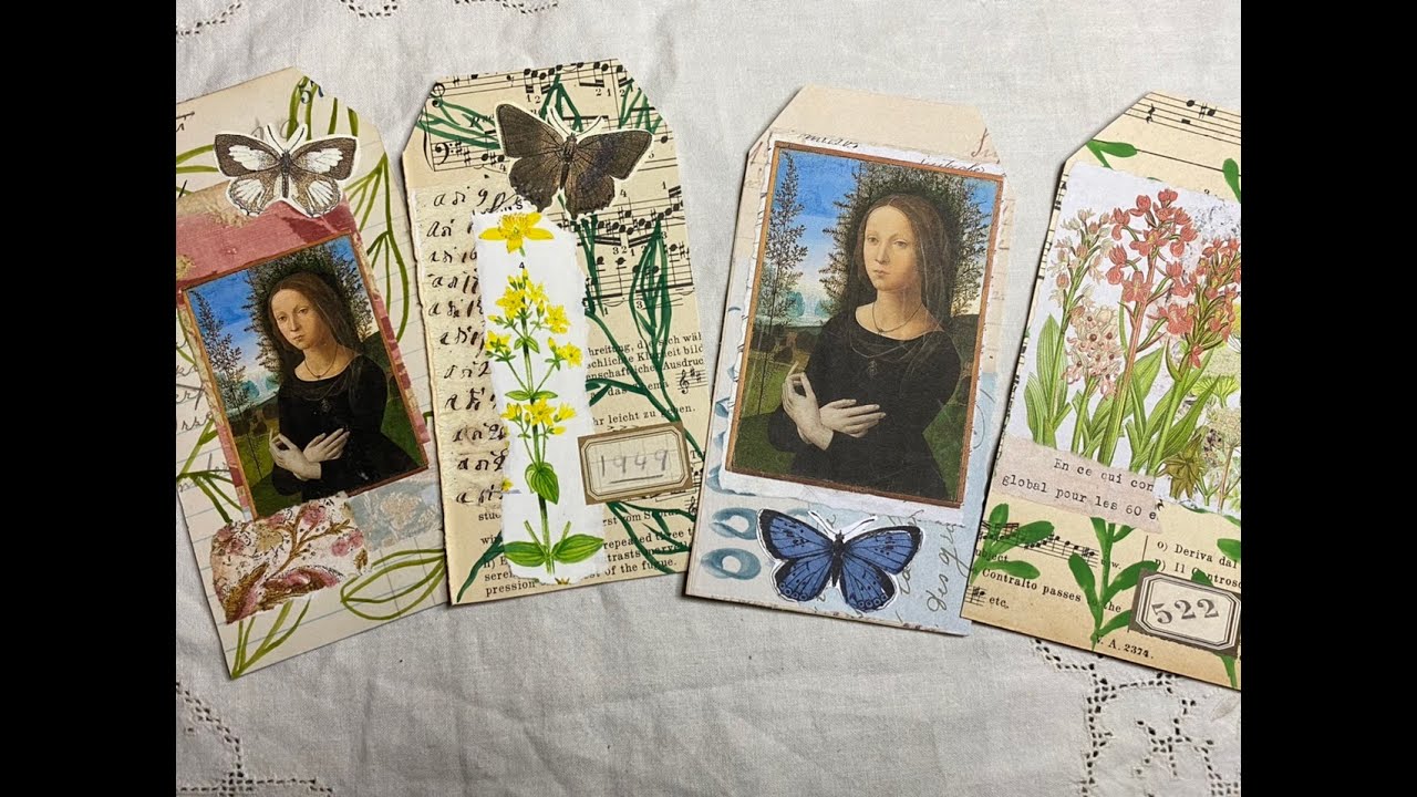 #roxysweeklychallenge | Tutorial | making tags with painted elements | Week 2