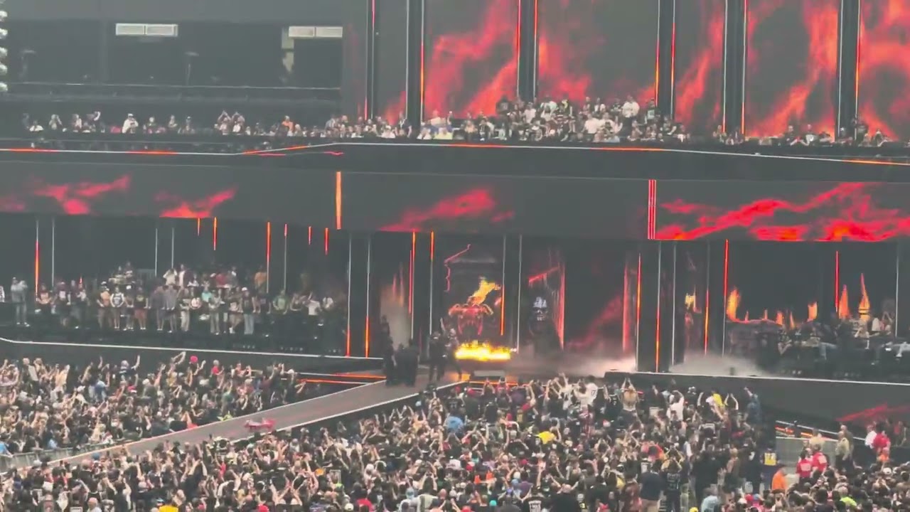 WWE WRESTLEMANIA 41 LIVE ALLEGIANT STADIUM NIGHT 2 Damian Priest Full entrance slayer