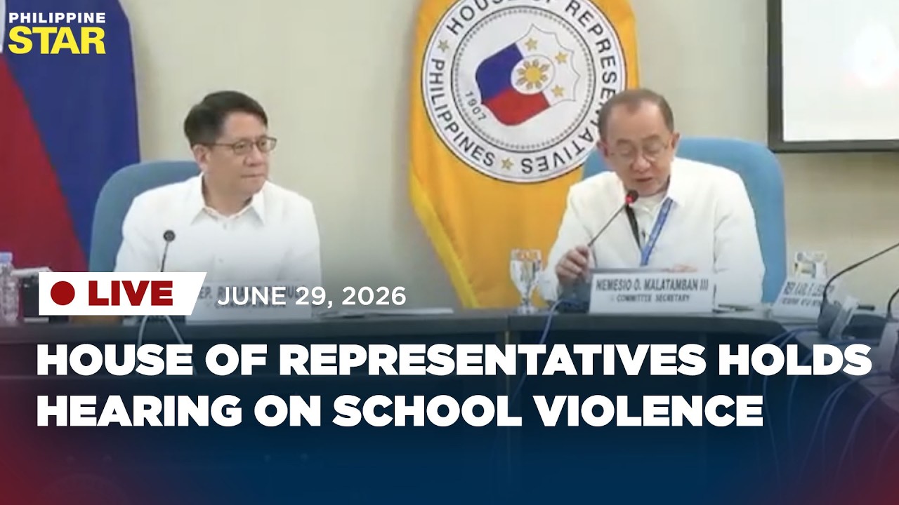 LIVESTREAM: House of Representatives holds hearing on school violence (June 29, 2026)