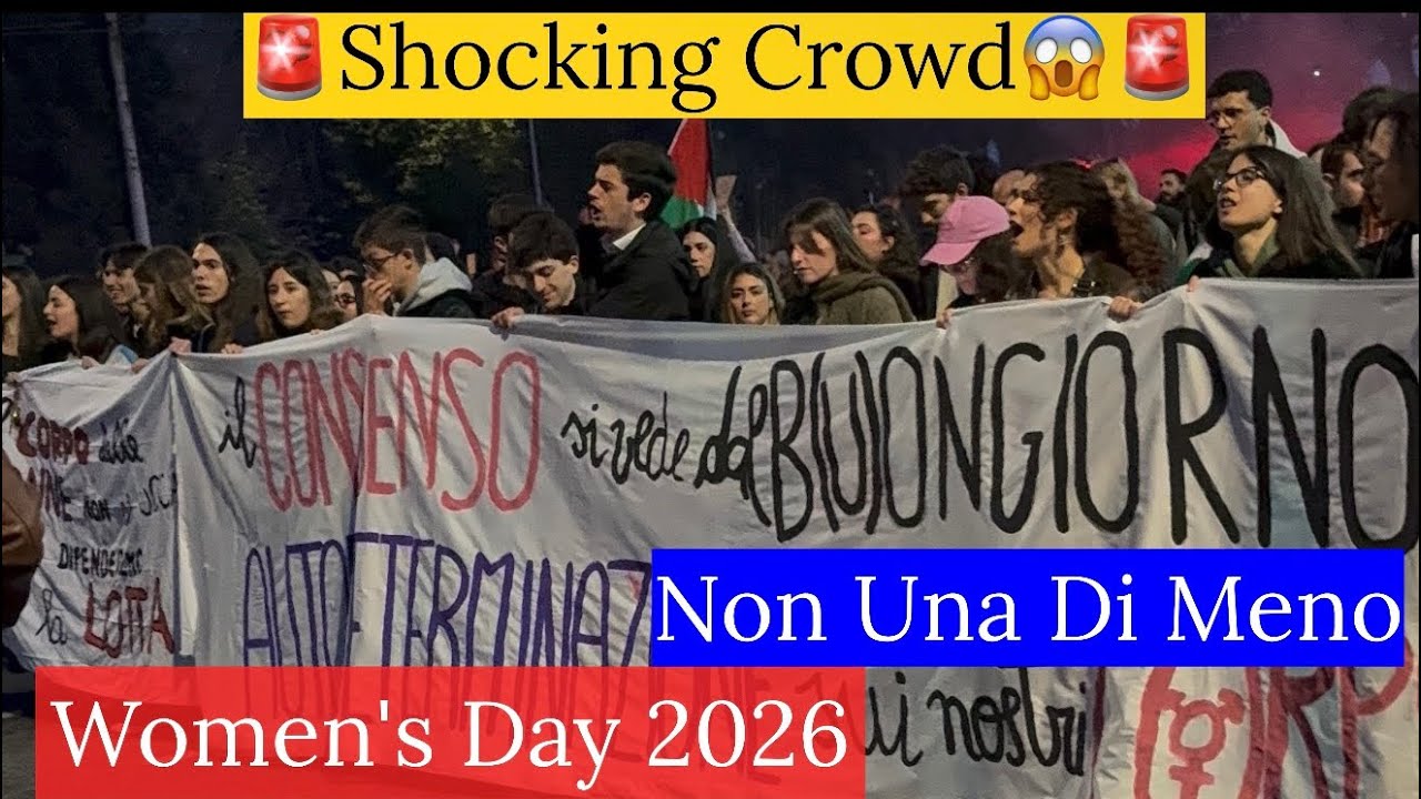 Women's Day in Rome was NOT what I expected... 😱🇮🇹 #rome #trending #travel #womensday #trending 