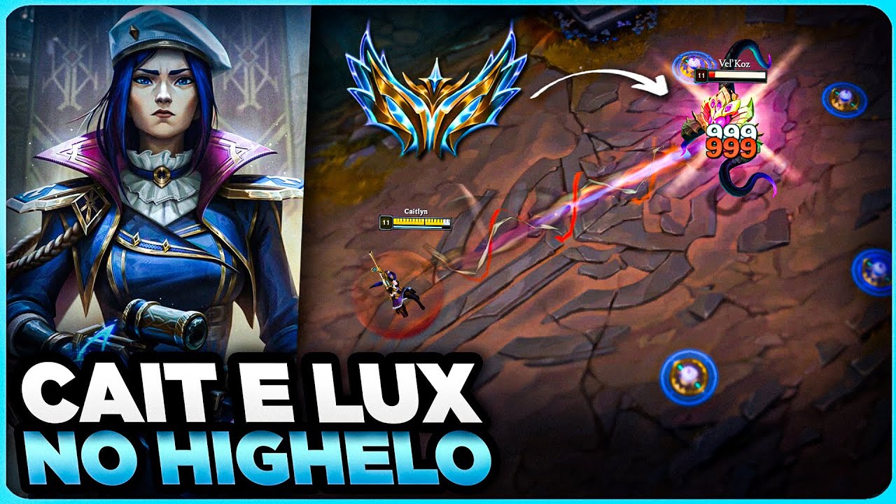 ESNOOB AMASSANDO CHALLENGER COM A CAITLYN | MONO CAITLYN GAMEPLAY