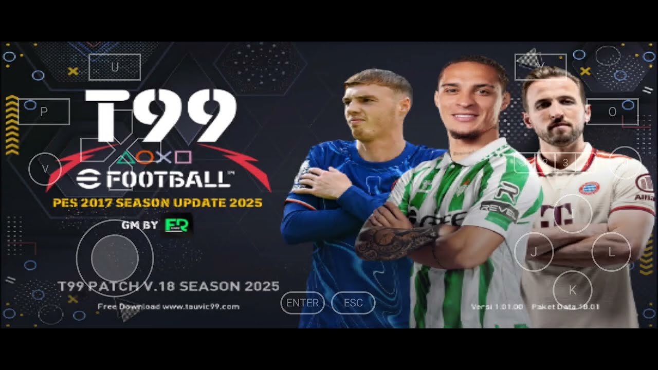 Pes 2017 Patch T99 GEMBOX 25-26 | Winlator 10.1 | Snapdragon 680