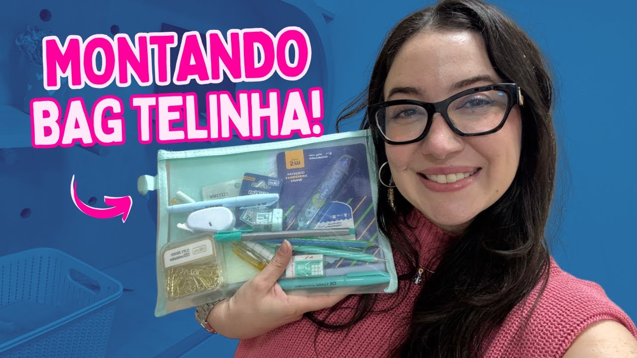 MONTANDO BAG TELINHAS! Vamos nos preparar juntas para a live shop de toda semana. Novidades.