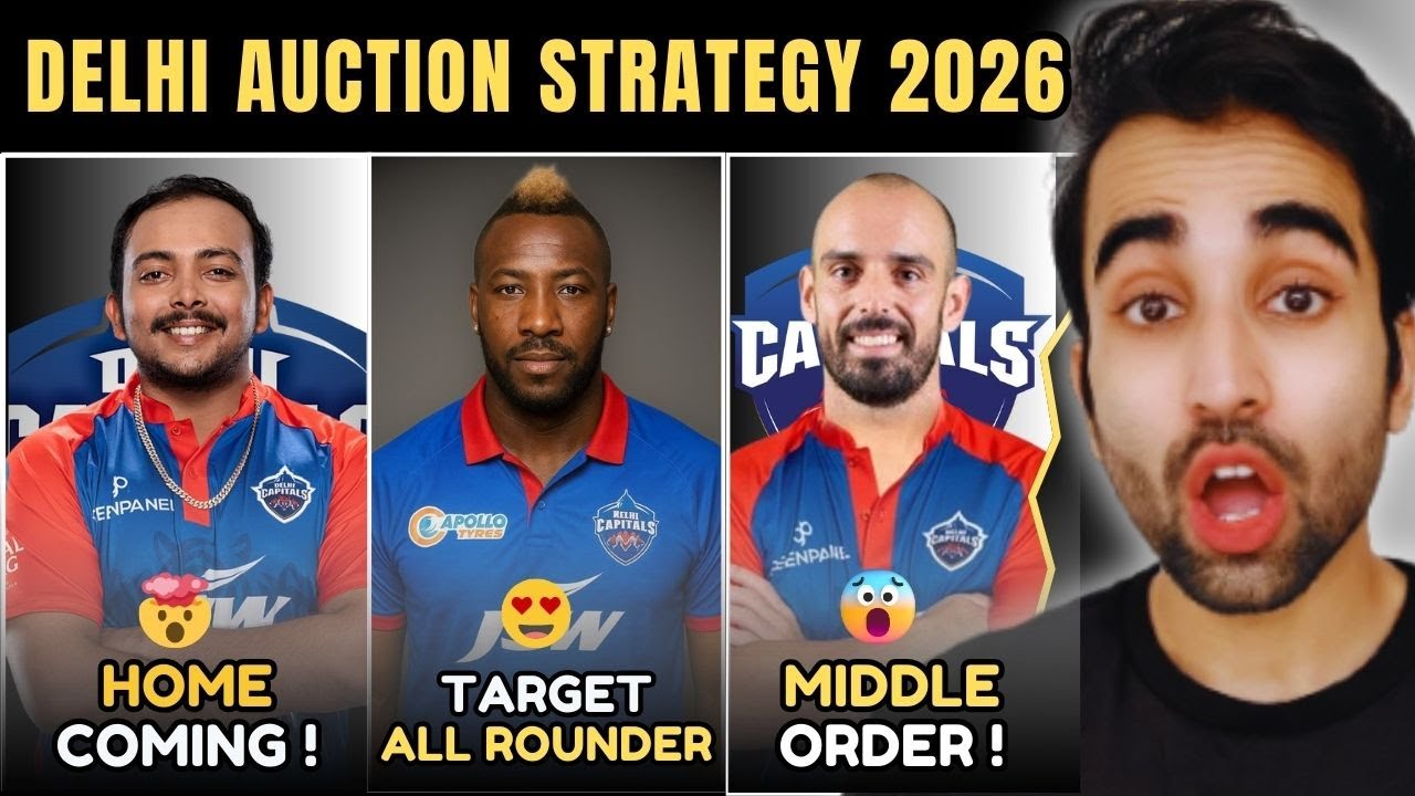 Delhi Capitals Auction Strategy IPL 2026 | DC Target Players 2026 | Playing 11 | Five Sportz