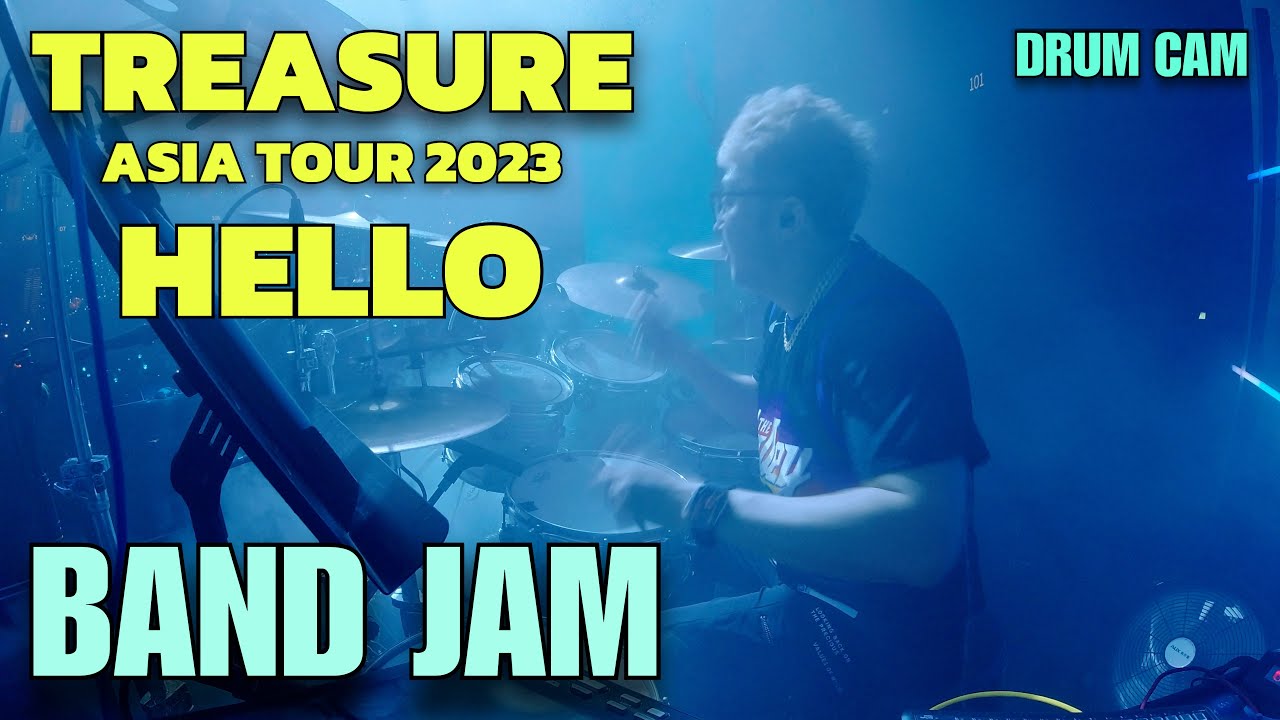 TREASURE 🎧 BAND JAM - Asia Tour 2023 HELLO in MACAU (2023.04.22) Drum Cam🥁