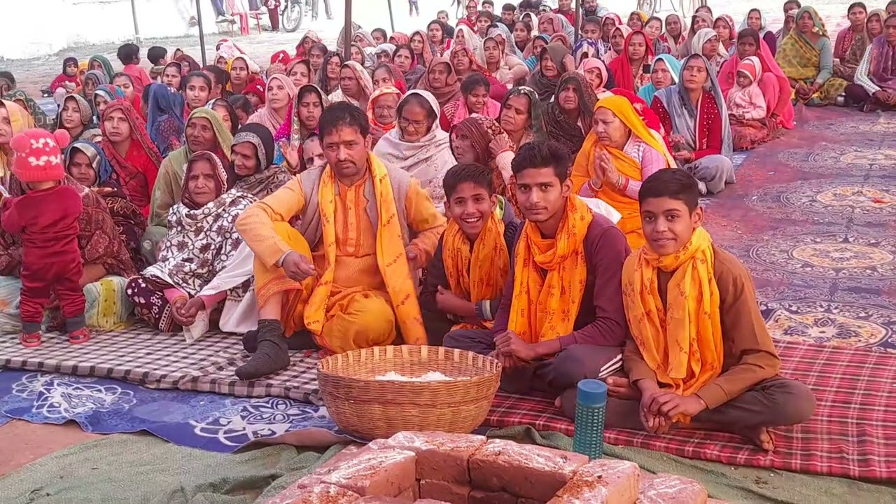 राधेश्याम // अनिल शास्ती जी के द्वारा पंचम दिवस की कथा को सुन रहे सभी भक्त 