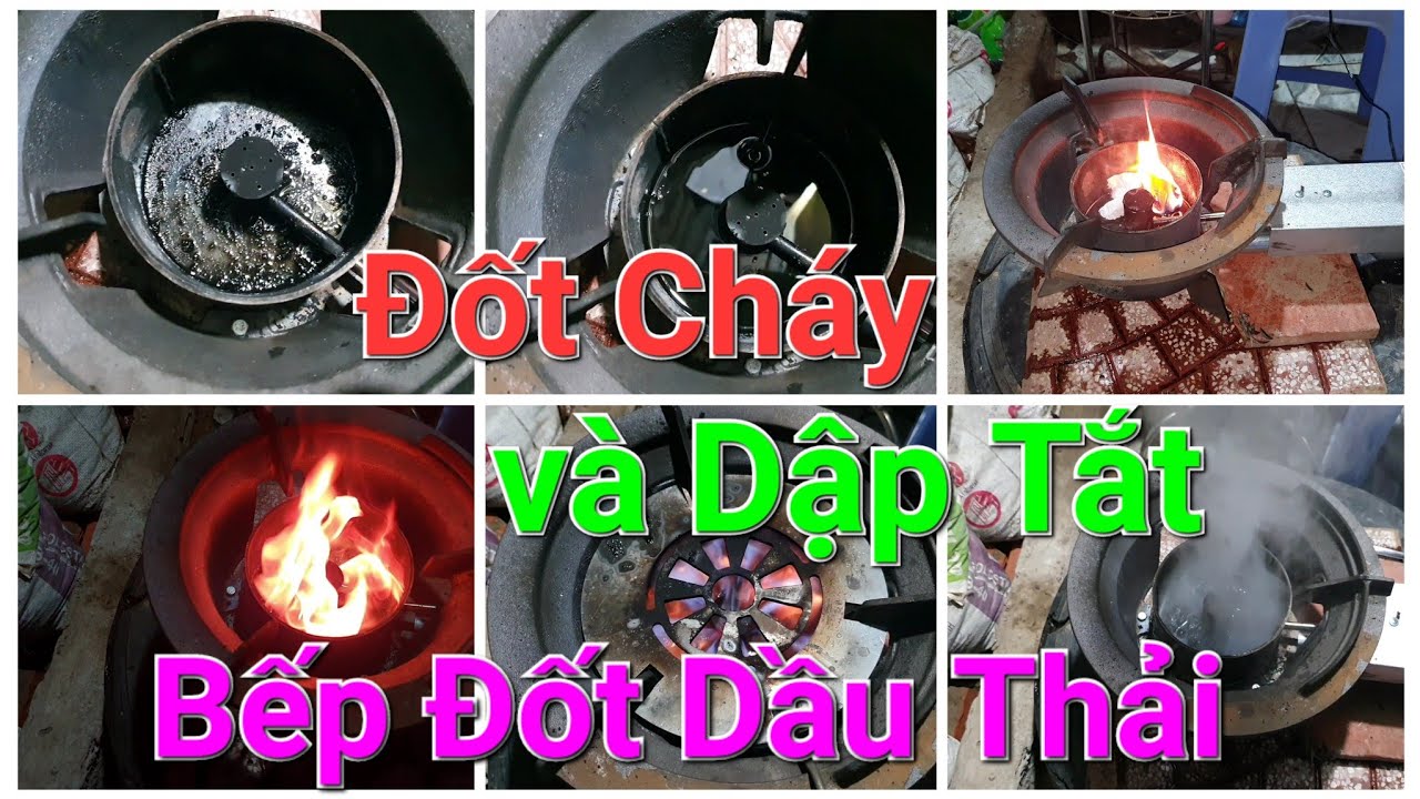 Cách dùng (Cho CHÁY & TẮT) BẾP ĐỐT DẦU THẢI #BếpĐốtDầuThải #JTL Channel