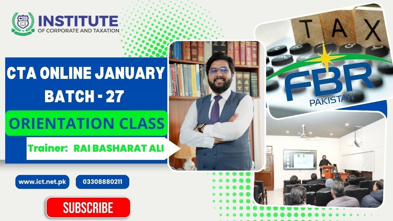 𝗖𝗘𝗥𝗧𝗜𝗙𝗜𝗘𝗗 𝗧𝗔𝗫 𝗔𝗗𝗩𝗜𝗦𝗢𝗥 (𝗖𝗧𝗔) | 𝗢𝗡𝗟𝗜𝗡𝗘 | 𝗝𝗔𝗡𝗨𝗔𝗥𝗬 𝗕𝗔𝗧𝗖𝗛 𝟮𝟳 | 𝗢𝗥𝗜𝗘𝗡𝗧𝗔𝗧𝗜𝗢𝗡 𝗖𝗟𝗔𝗦𝗦