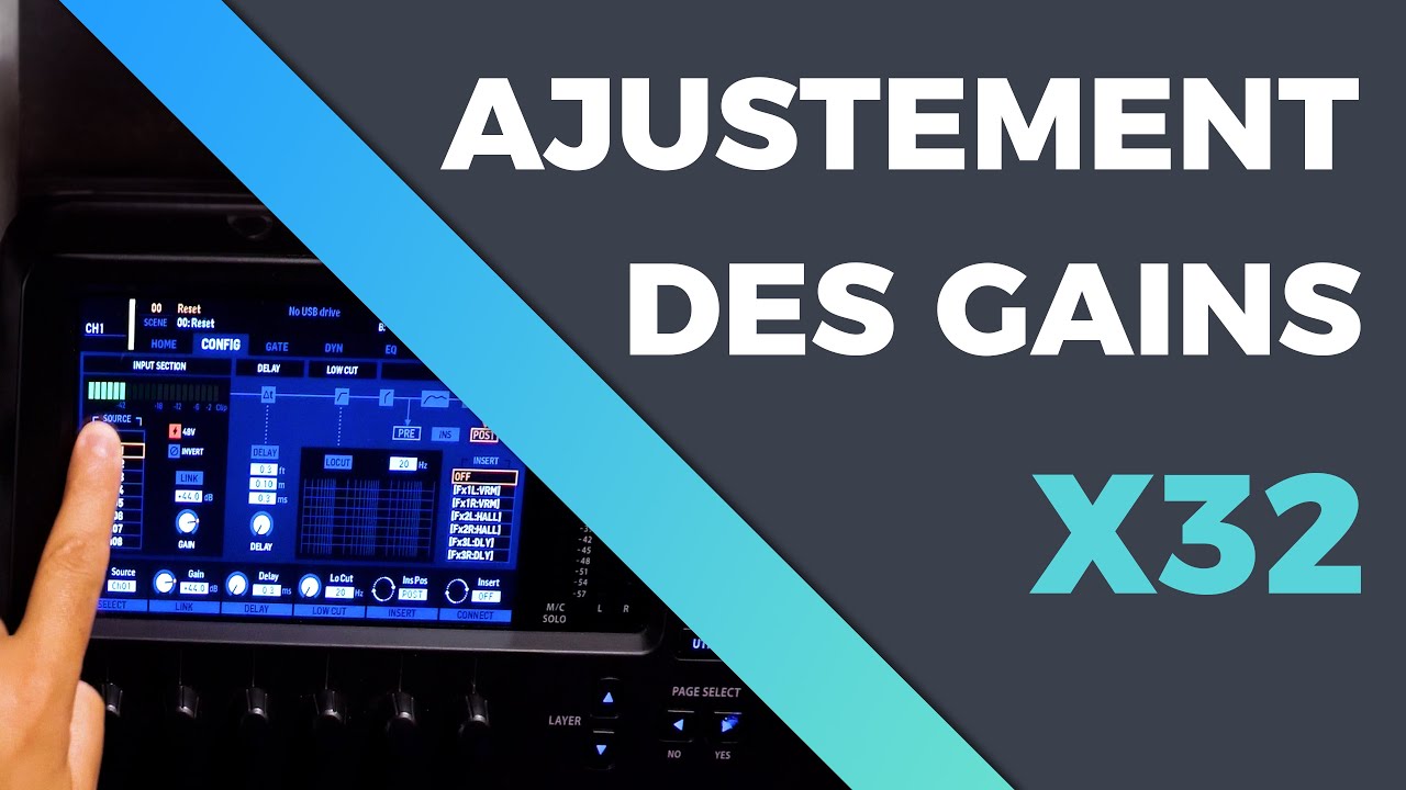Guide Pratique : Ajuster le Gain sur la Behringer X32