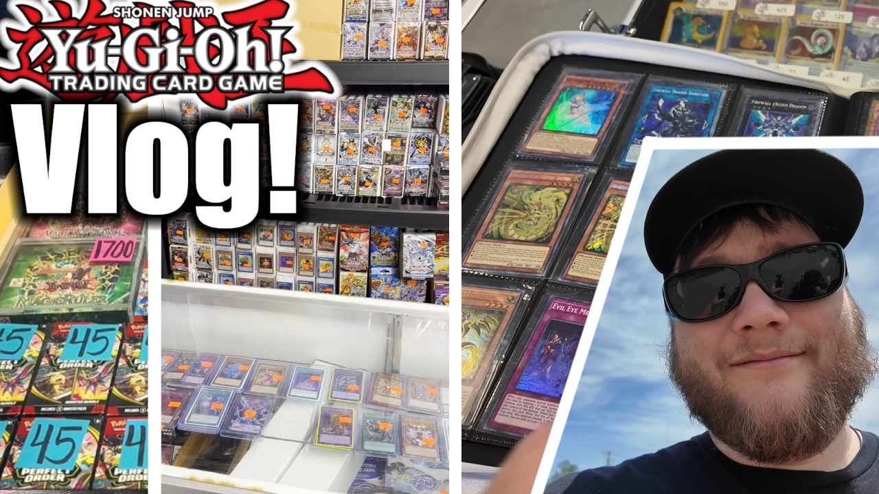 ОХОТА ЗА РЕДКИМИ КАРТАМИ YU-GI-OH! 😱 Влог с выставки карт в Оклахома-Сити 2026 (Обмены и сделки)