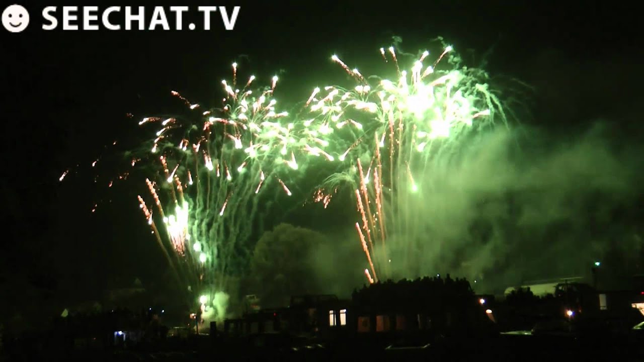 Schweizer Nationalfeiertag: 1-August Feuerwerk: Stein am Rhein, 01.08.2011