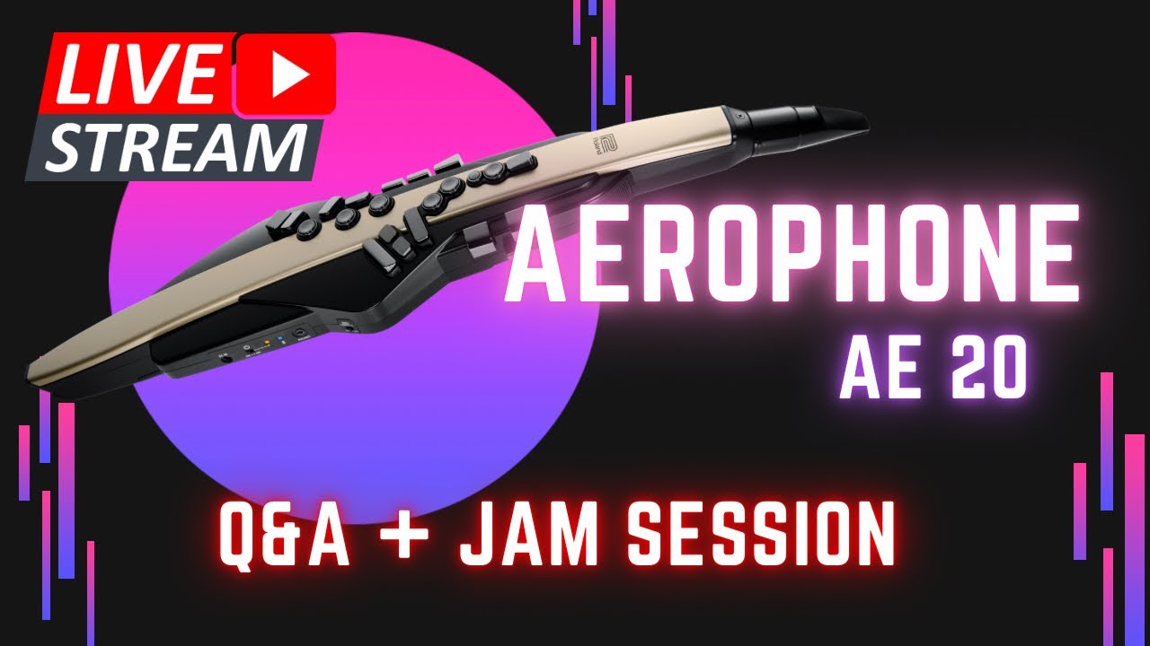 Roland Aerophone Ae20 Jam Session Live (Q&A)