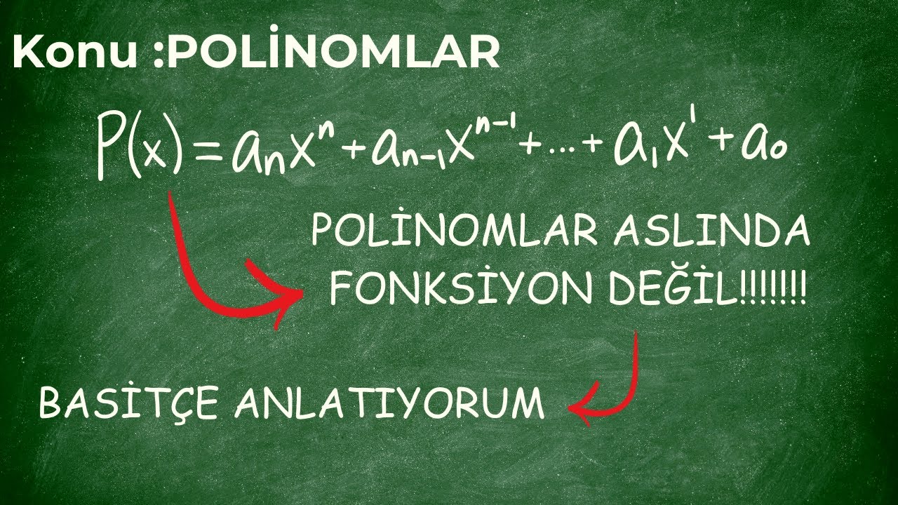 Polinomlar | Mala Anlatır Gibi Matematik #21
