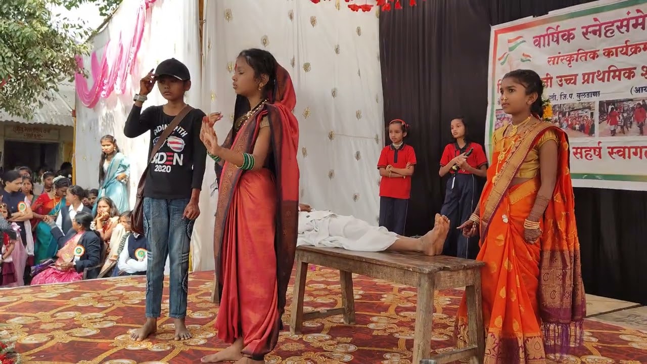 जिल्हा परिषद मराठी उच्च प्राथमिक वळती.                            🎭 छोट्या कलाकारांचा मोठा धमाका!! 🌟