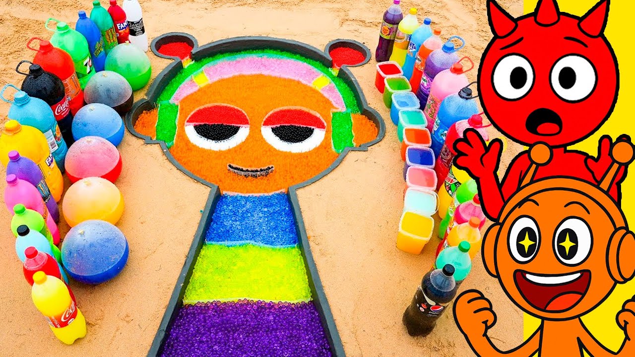 SPRUNKI OREN VS PISCINA DE ORBEEZ 🏖️ (Oren Reacciona)
